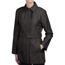 64%OFF 女性のドレスコート （女性用）エレントレイシー構造サテントレンチコート Ellen Tracy Structured Sateen Trench Coat (For Women)画像